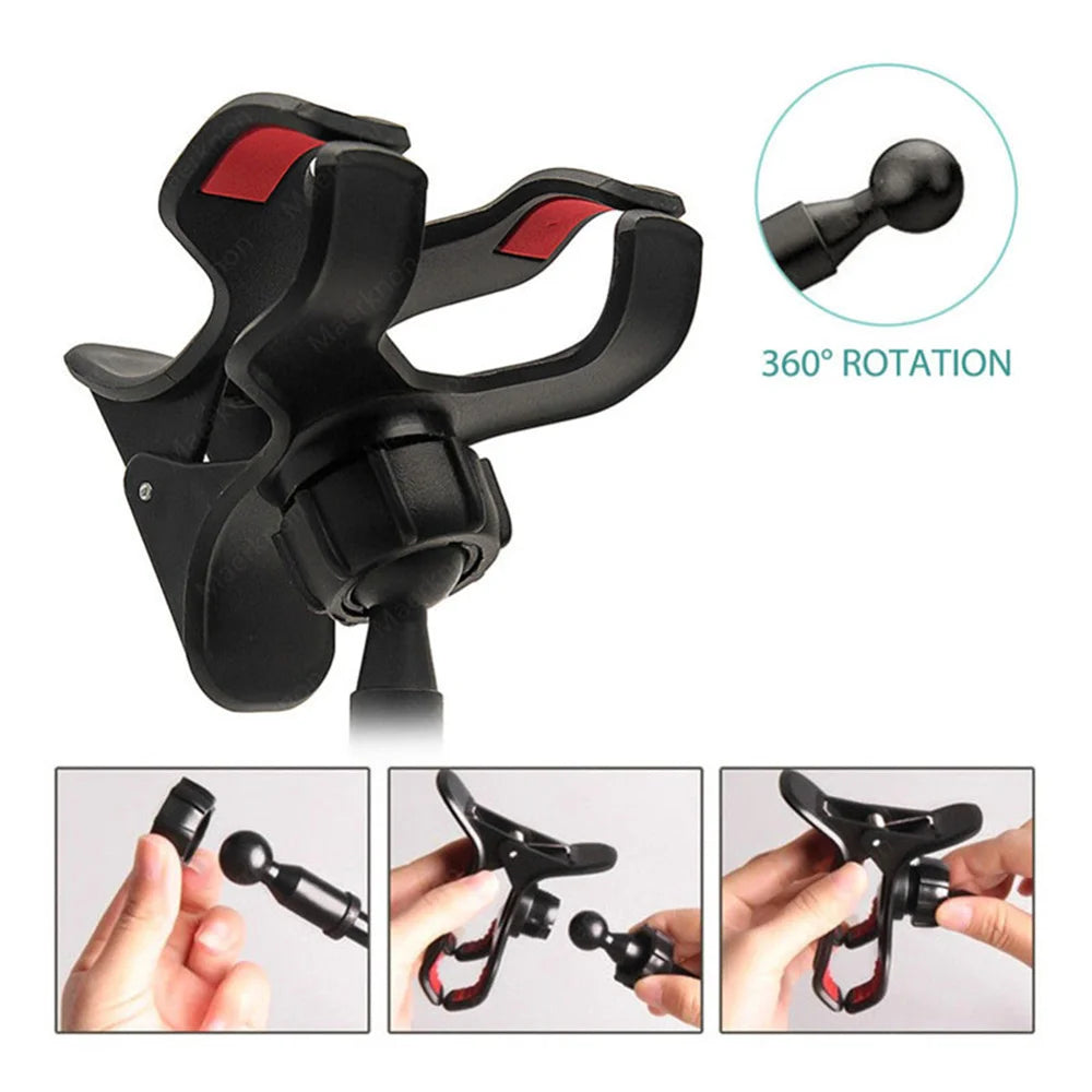 Universal Cell Phone Holder with Flexible Long Arm