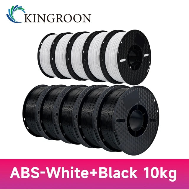 KINGROON 10KG 10 Rolls PLA ABS PETG Filament For 3D Printer