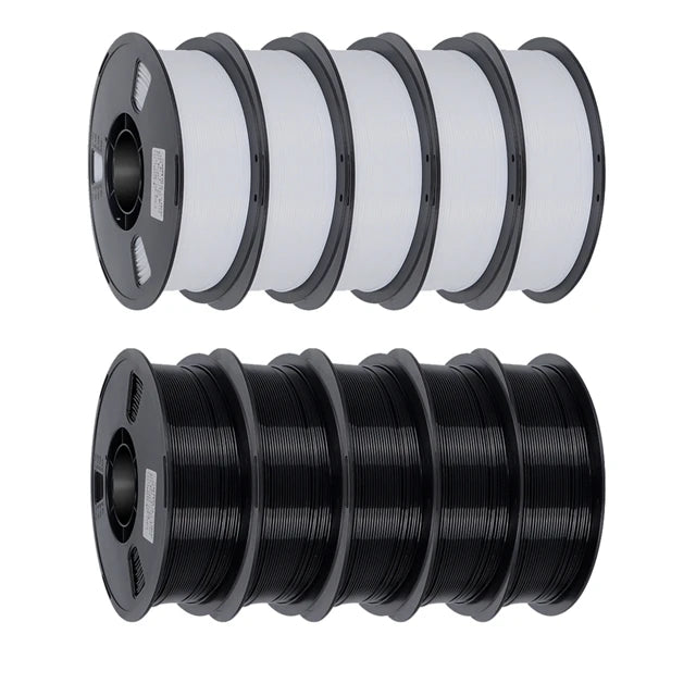 PETG Filament 1.75mm 5kg 10kg 3D Printer Filament Standard 1kg/roll Plastic Spool PETG 5 10 Roll Mix Color Print Local Shipping