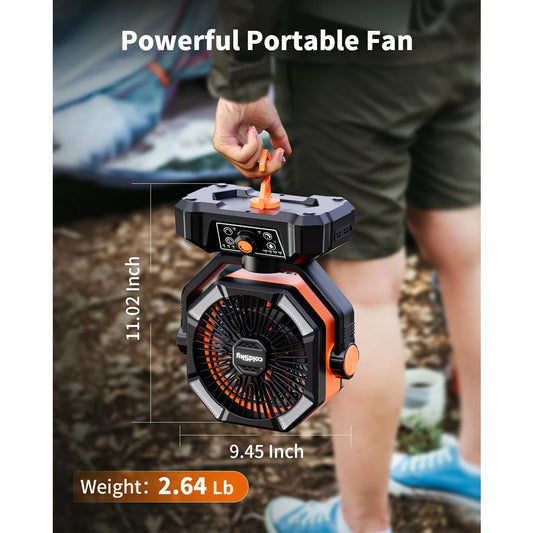 coldSky Portable Camping and Desk Fan