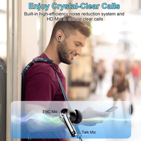 Wireless Bluetooth Headphones  with  Clear Calls